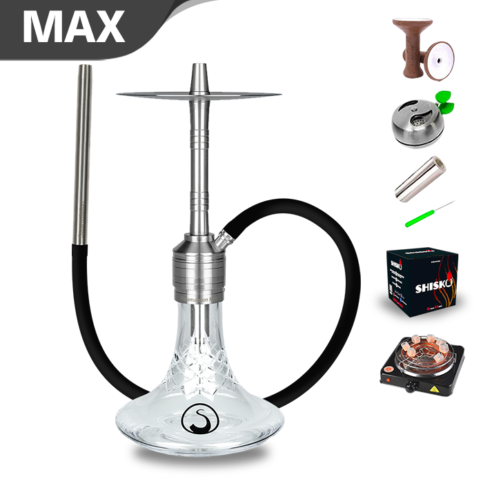 Next Gen Shisha Steamulation Mini Gen. II Hookah - Crystal - Hookah Shisha - UK - black ...