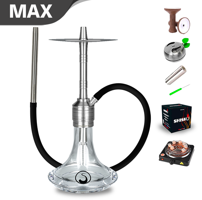 Steamulation Steamulation Mini Gen. II Hookah - Clear - Hookah Shisha - UK - black ...