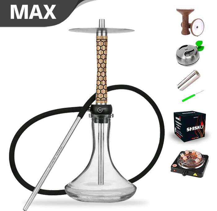 Geometry Hookah Little Bro - Honeycomb Natural