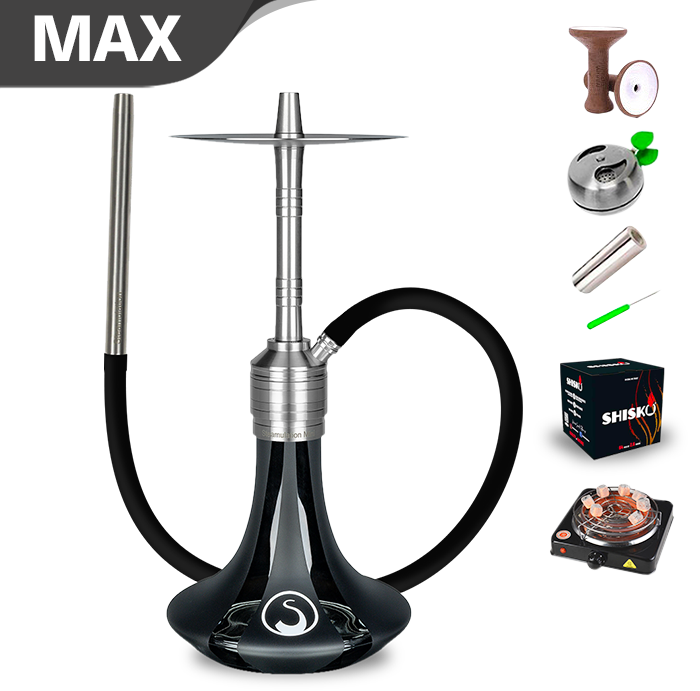 Steamulation Mini Gen. II Hookah - Black Matt