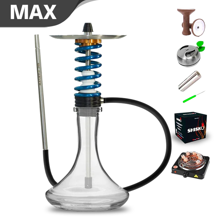 Shi Carver Static Easy Hookah - Milky Way