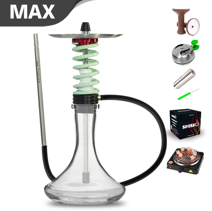 Shi Carver Static Easy Hookah - Pepper Mint