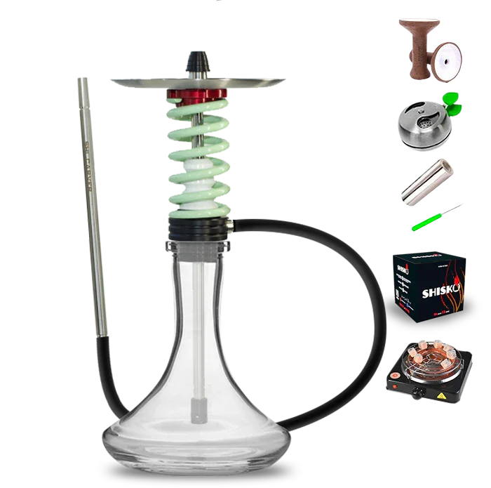 Shi Carver Static Easy Hookah - Pepper Mint