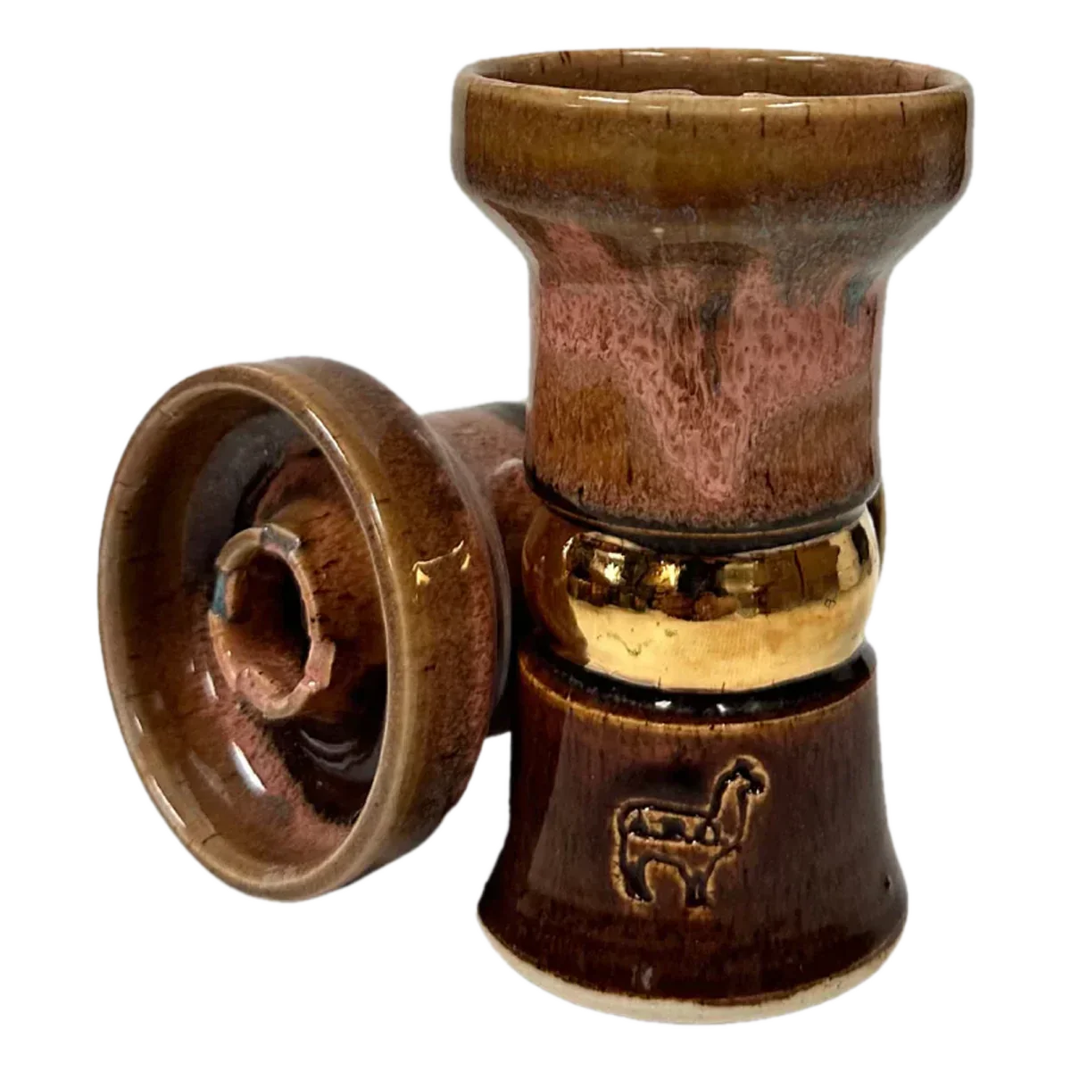 Alpaca Special Edition Mini Rook 18k Gold Bowl - Scortched