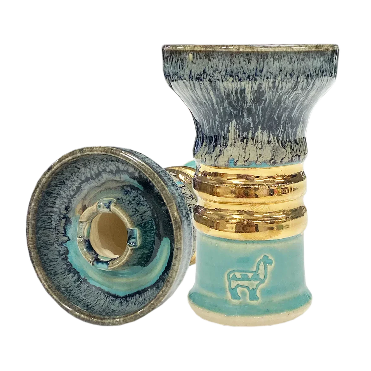 Bol Alpaca Special Edition Mini Rook en or 18k - Aqua