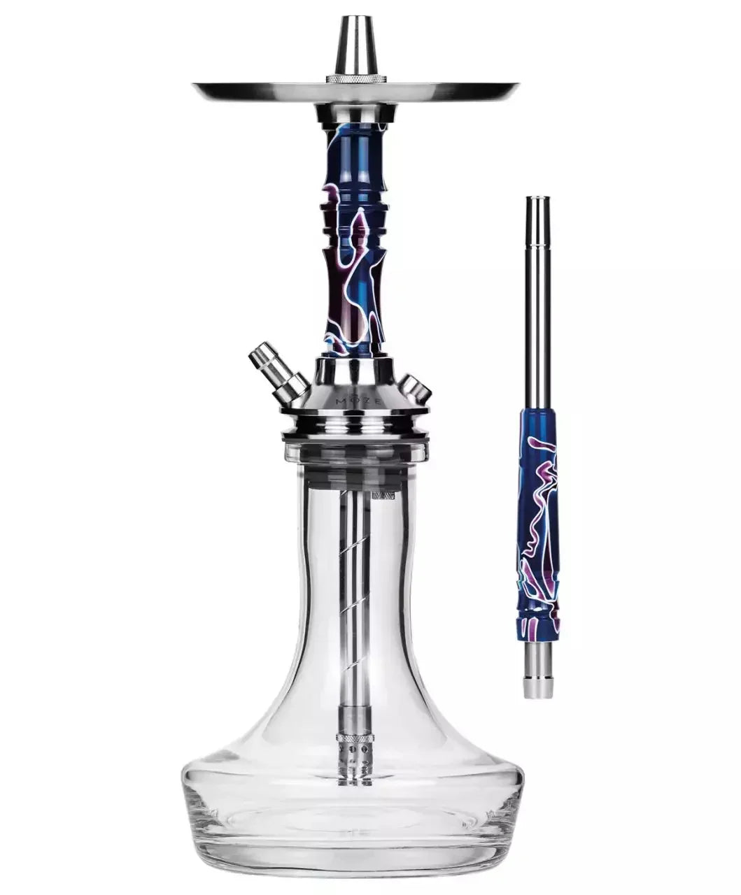 Moze Breeze Pro Candy Line Hookah - Blue/Purple