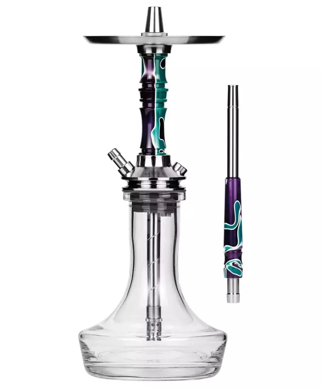 Narguilé Moze Breeze Pro Candy Line - Violet/Vert