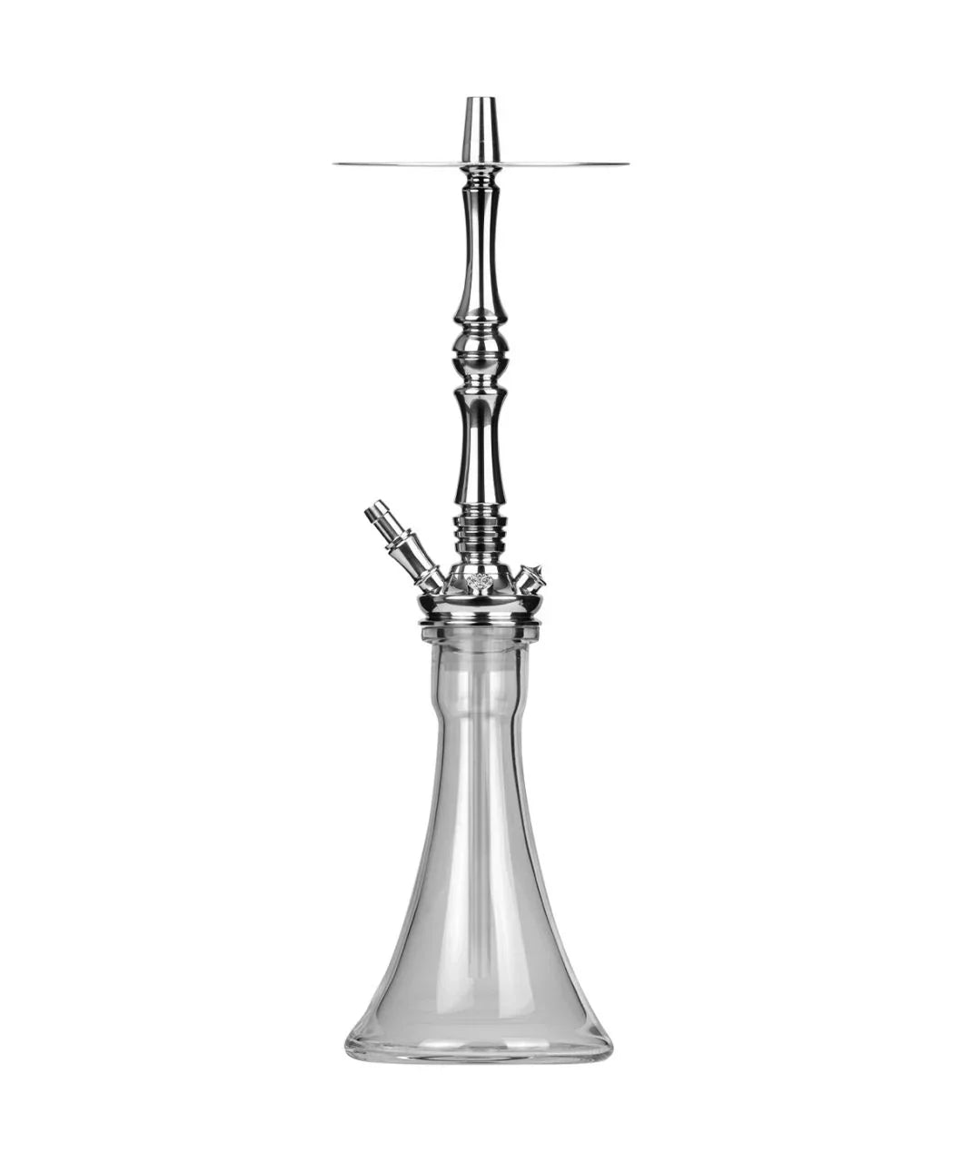 Shisha de cristal estándar Moze Tradi L - Plateada 