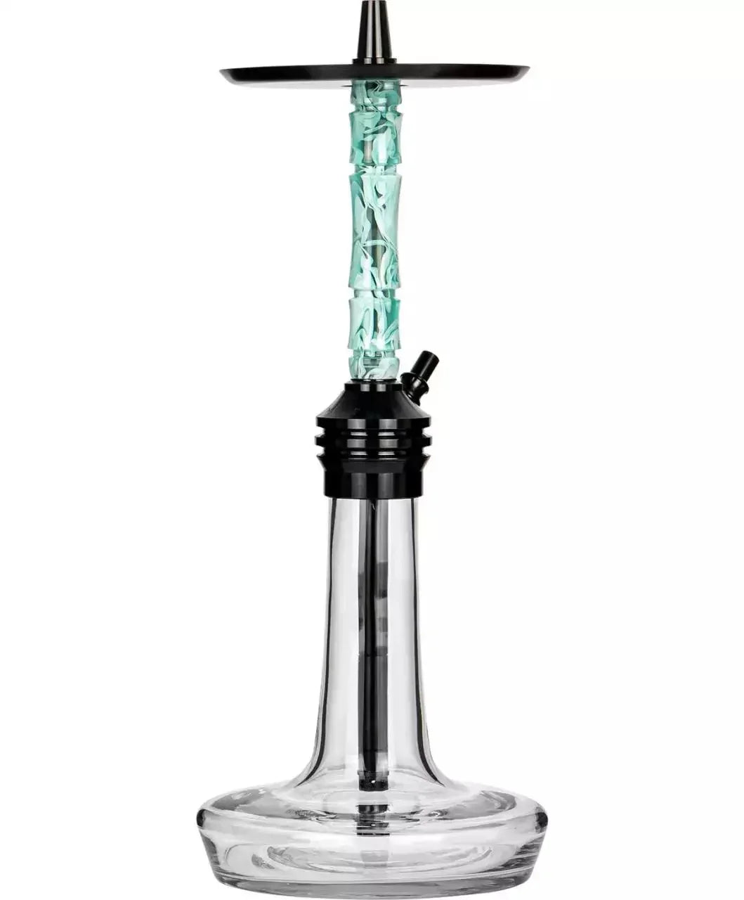 Cachimba Moze Varity Lounge negra transparente - Menta ondulada