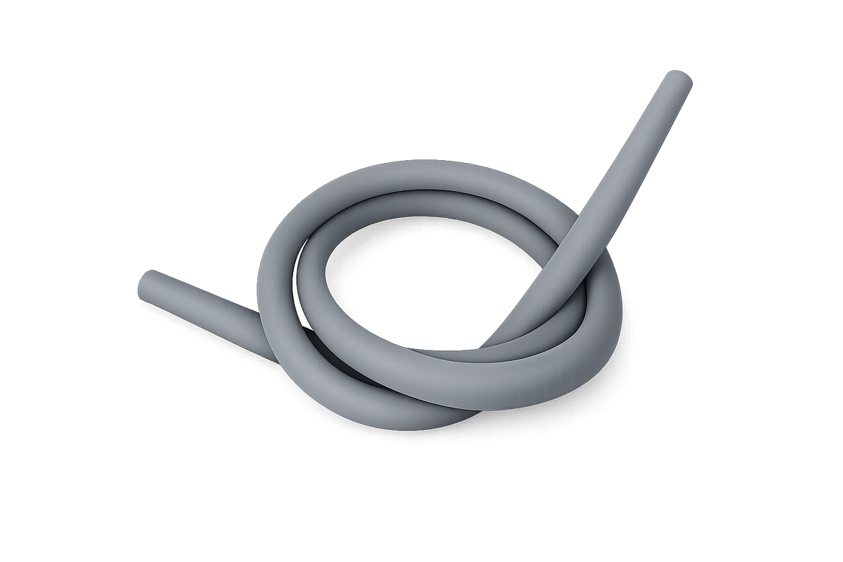 Premium High Grade Soft Touch Silicone Hose - Silver