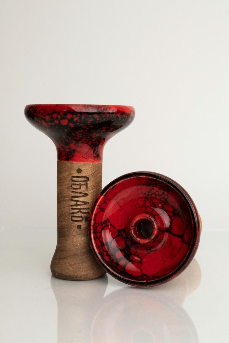 Oblako STD Phunnel M Glaze Bowl - Dark Red Marble