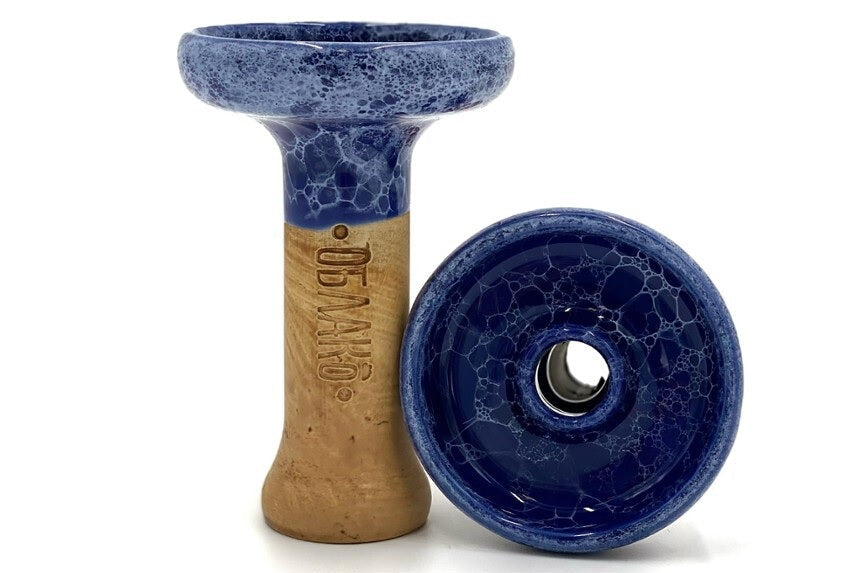 Oblako Phunnel L Glaze Bowl - Blue Marble
