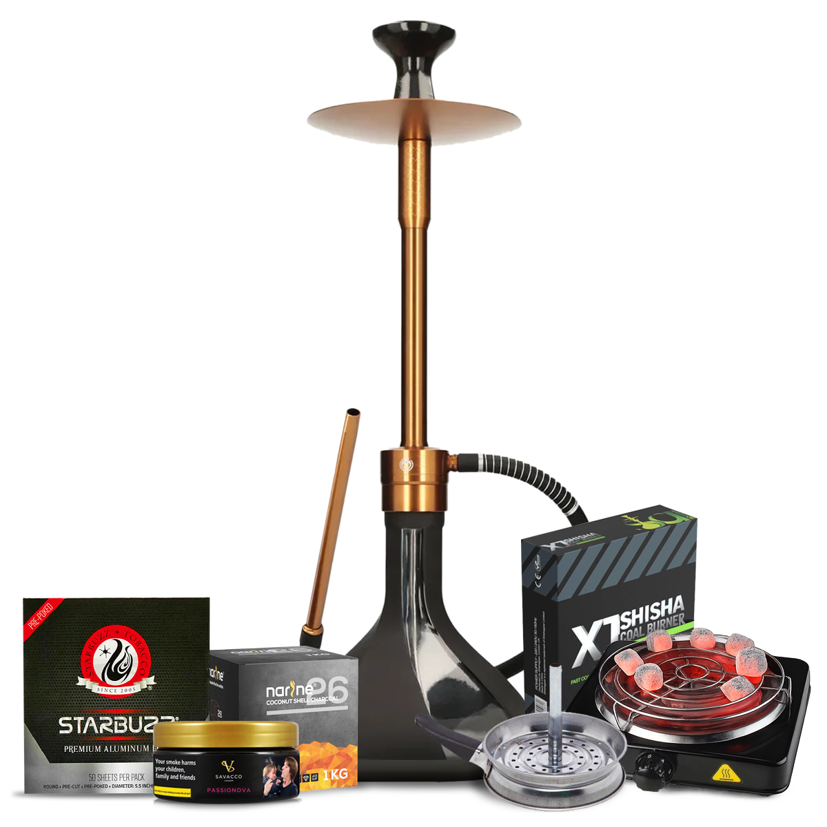 Octagon Hookah Starter Kit