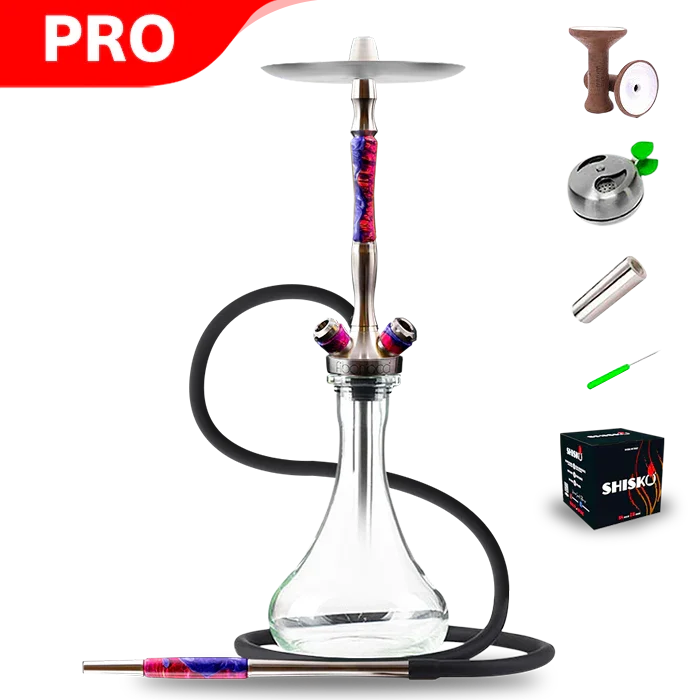 Union Hookah Fibonacci Hookah - Hybrid Pink Purple