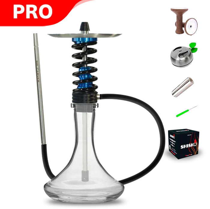 Shi Carver Static Easy Hookah - Lagoon