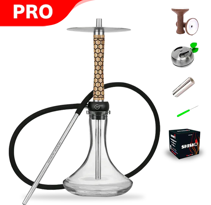 Geometry Hookah Little Bro - Honeycomb Natural