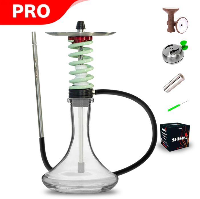 Shi Carver Static Easy Hookah - Pepper Mint