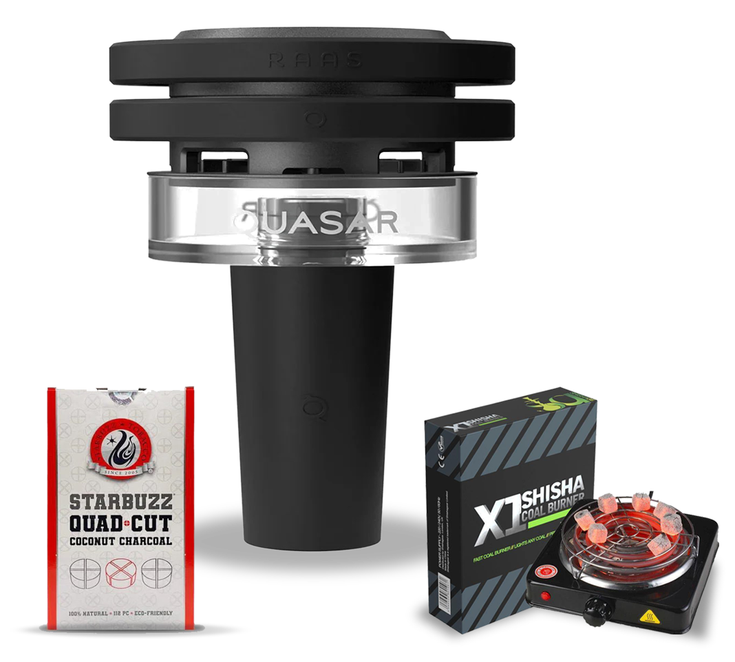 Quasar Raas (Latest Version) + Quad Cut Coal + X1 Burner