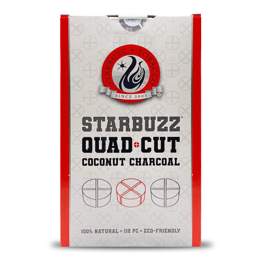 Starbuzz Quad Cut 112pcs Coconut Charcoal -1kg