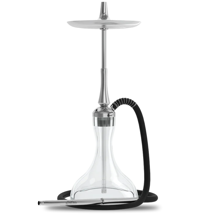 Cachimba MattPear Ready S Pro ART con base roscada (transparente)