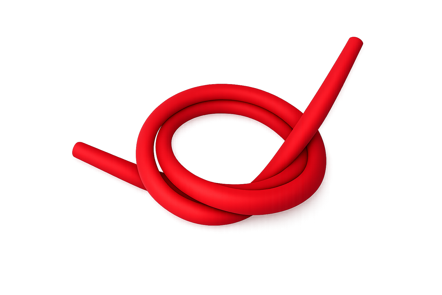 Premium High Grade Soft Touch Silicone Hose - Red
