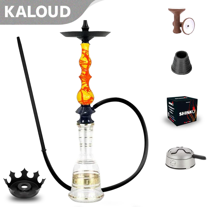 Regal Hookah Queen 配 Boho 底座 - 环氧树脂喷火龙款