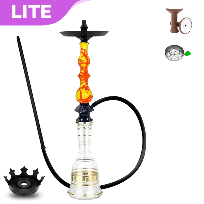 Regal Hookah Queen 配 Boho 底座 - 环氧树脂喷火龙款