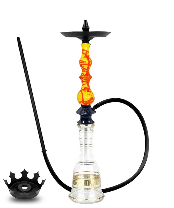 Regal Hookah Queen With Boho Base - Epoxy Charizard