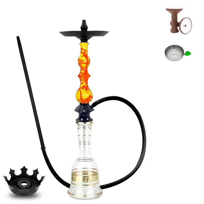 Regal Hookah Queen With Boho Base