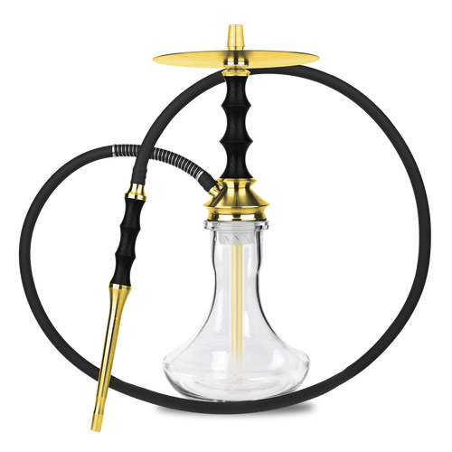 Japona Satoshi Black Hookah - Gold Edition