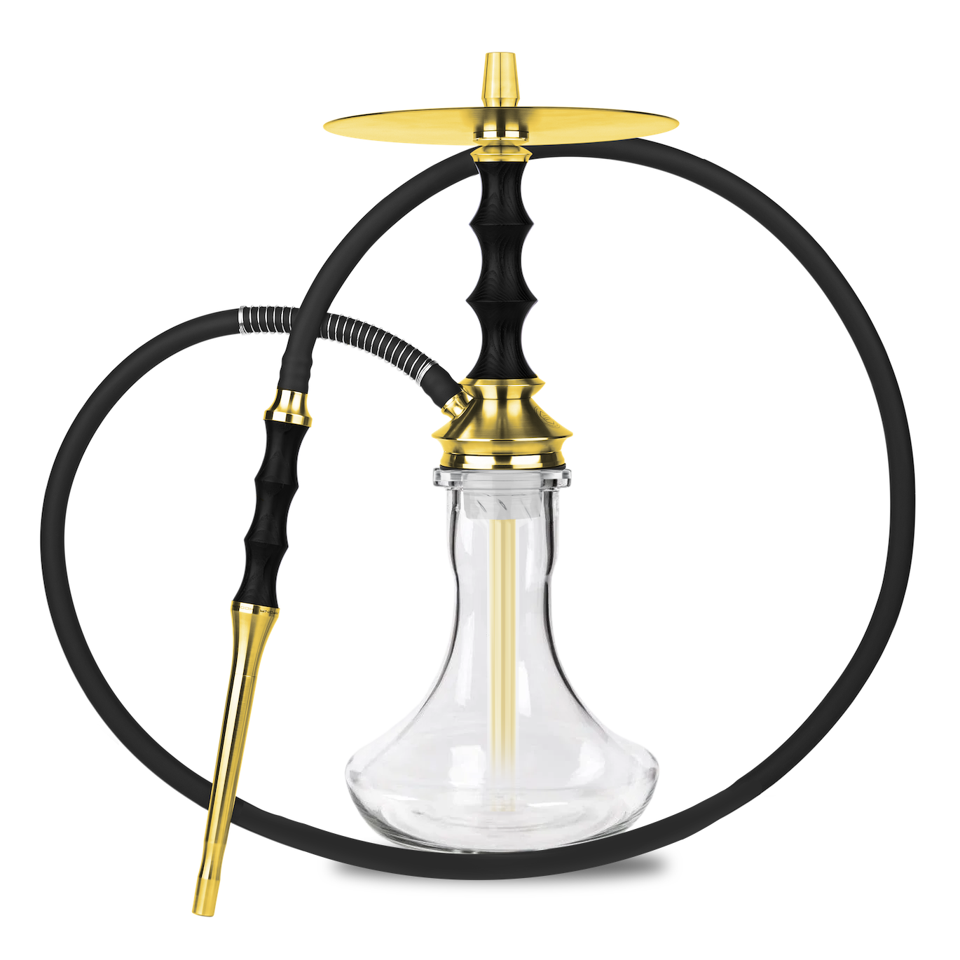 Japona Satoshi Black Hookah - Gold Edition