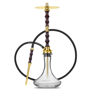 Japona Sensei Black Hookah - Gold Edition - Shisha Only