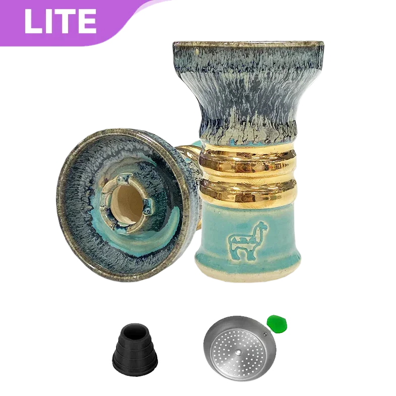 Alpaca Special Edition Mini Rook 18k Gold Bowl - Aqua