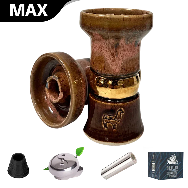 Alpaca Special Edition Mini Rook 18k Gold Bowl - Scortched