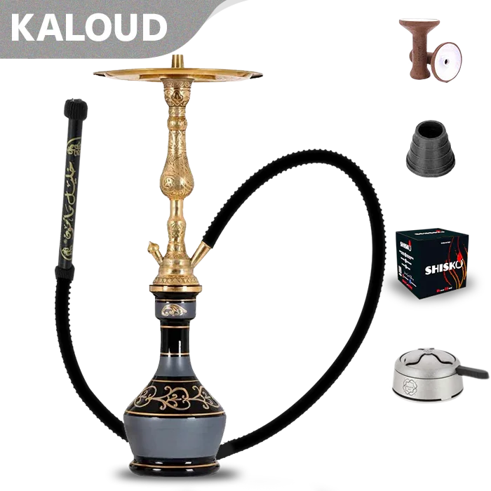 El Nefes Gazi Hookah - Black
