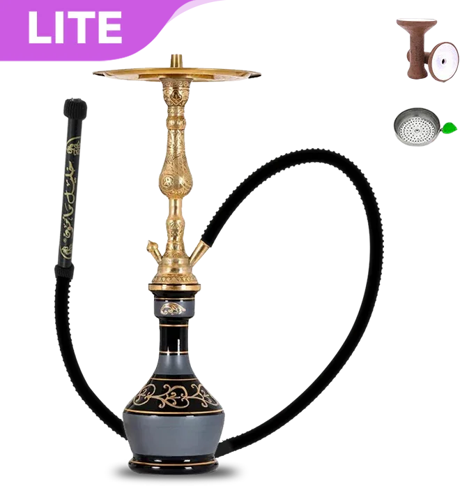 El Nefes Gazi Hookah - Black