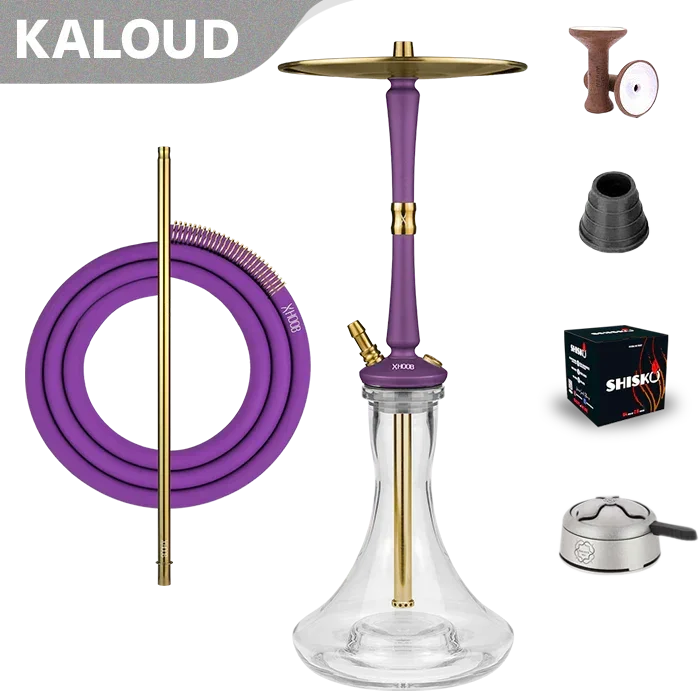 Hoob Go On A Hookah - Purple x Gold