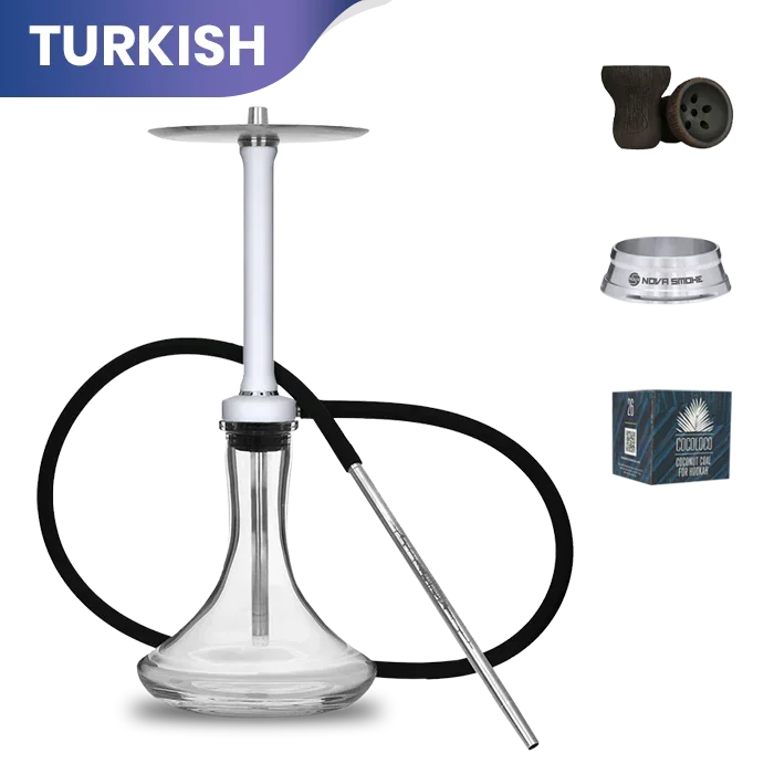 First Hookah Core Light Hookah Set - White