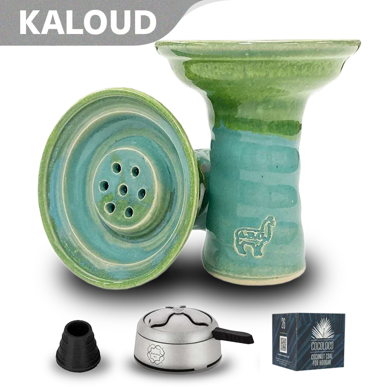 Alpaca Lipache Bowl - Green On Denim