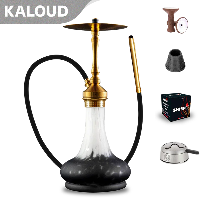 Vesper Hookah Vega PVD Gold With Threaded Base