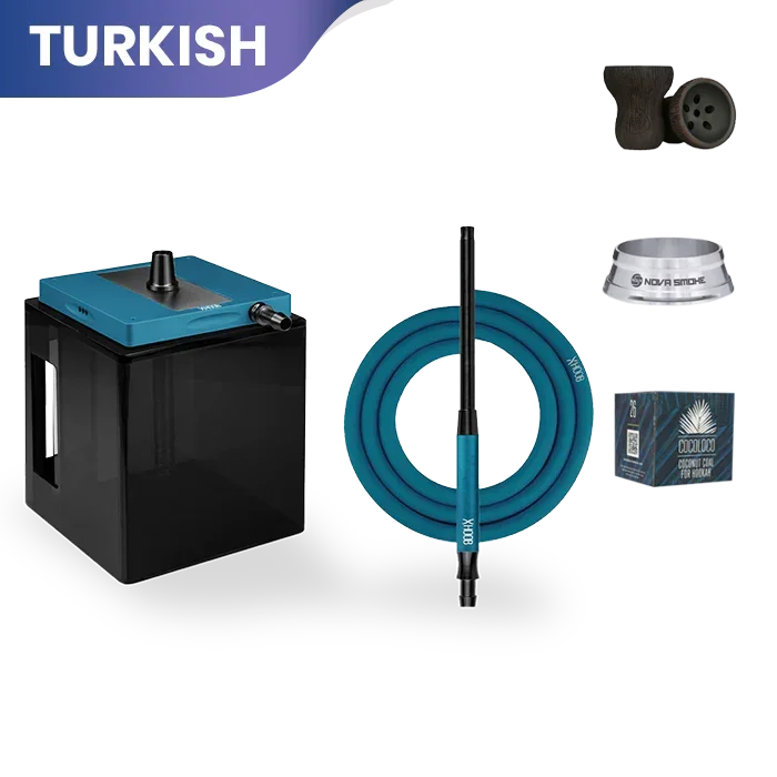 Hoob Atom Hookah - Marine Blue Black