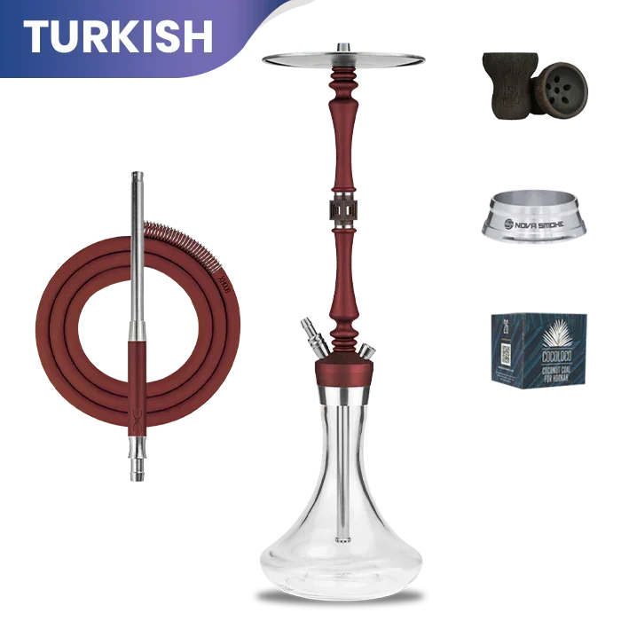 Hoob Mars Pro Hookah - Wine Red