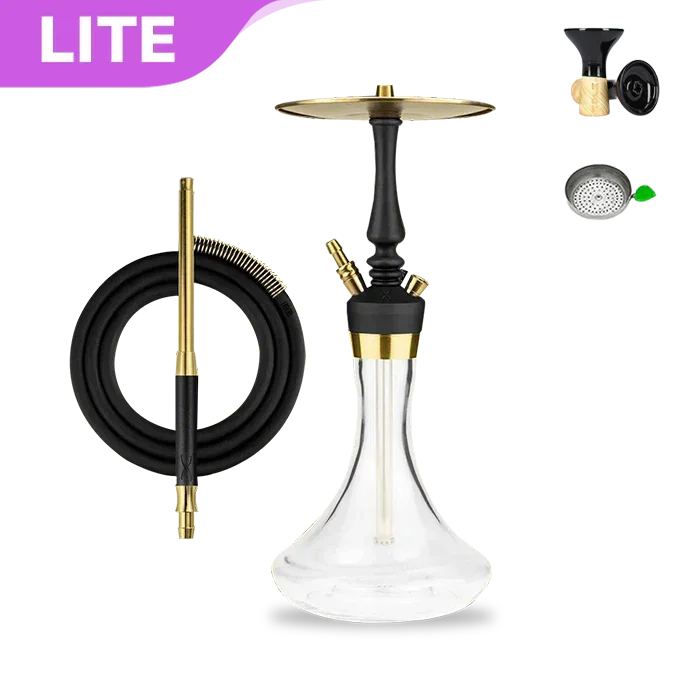 Hoob Mars Mini Pro Hookah - Black Gold