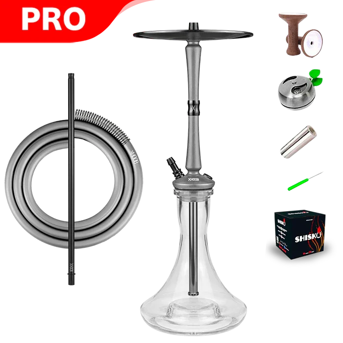 Hoob Go On A Hookah - Space Grey Black