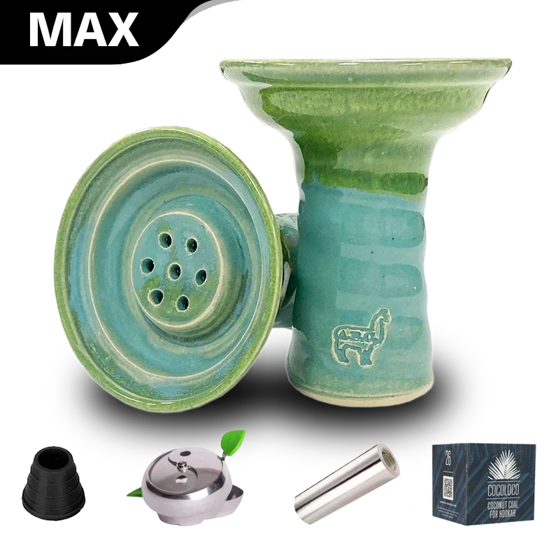 Alpaca Lipache Bowl - Green On Denim