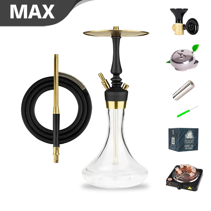 Hoob Mars Mini Pro Hookah - Black Gold