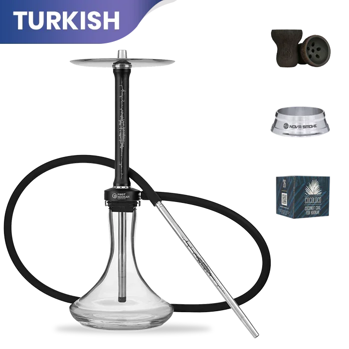 First Hookah Core Light Hookah Set - Black