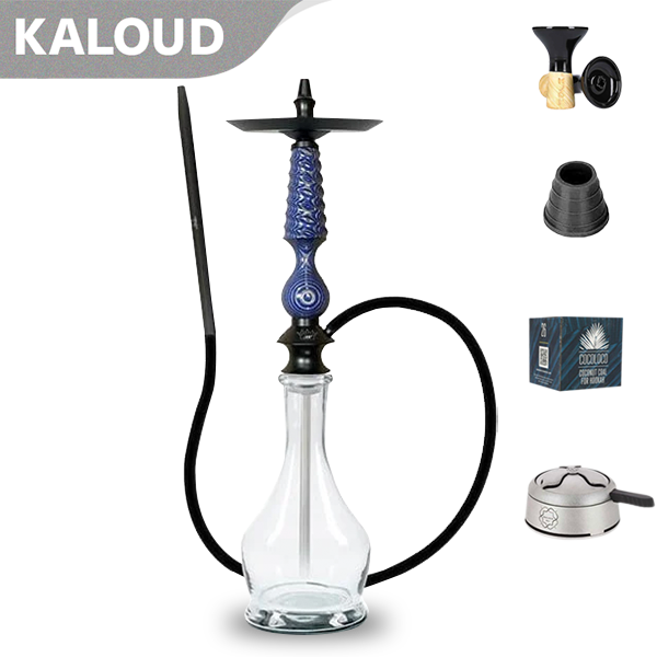 Regal Hookah Cavalier - Blue Angel