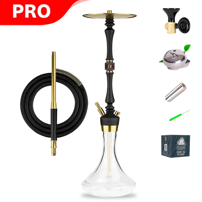 Hoob Mars Pro Hookah - Black Gold
