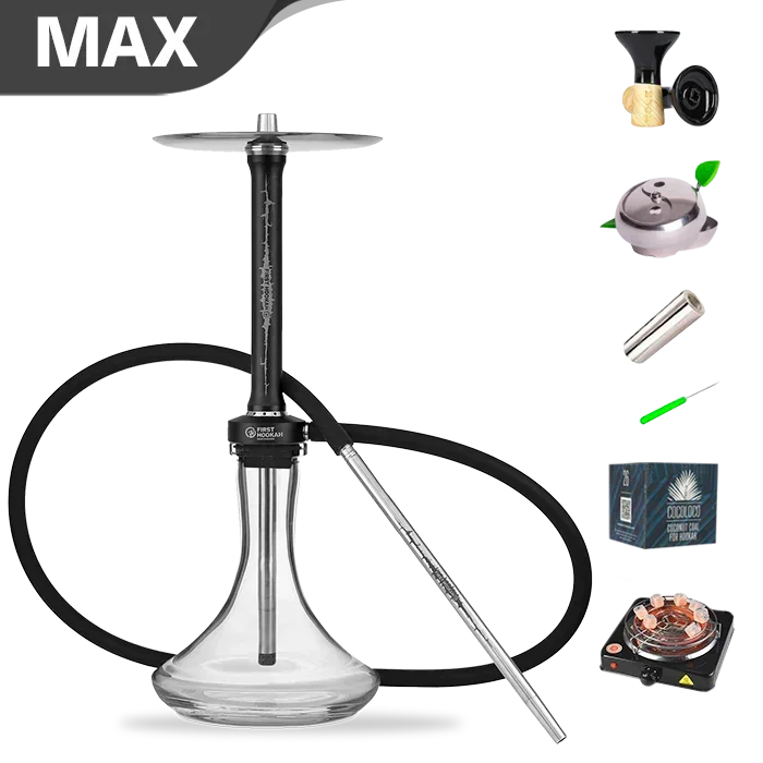 First Hookah Core Light Hookah Set - Black